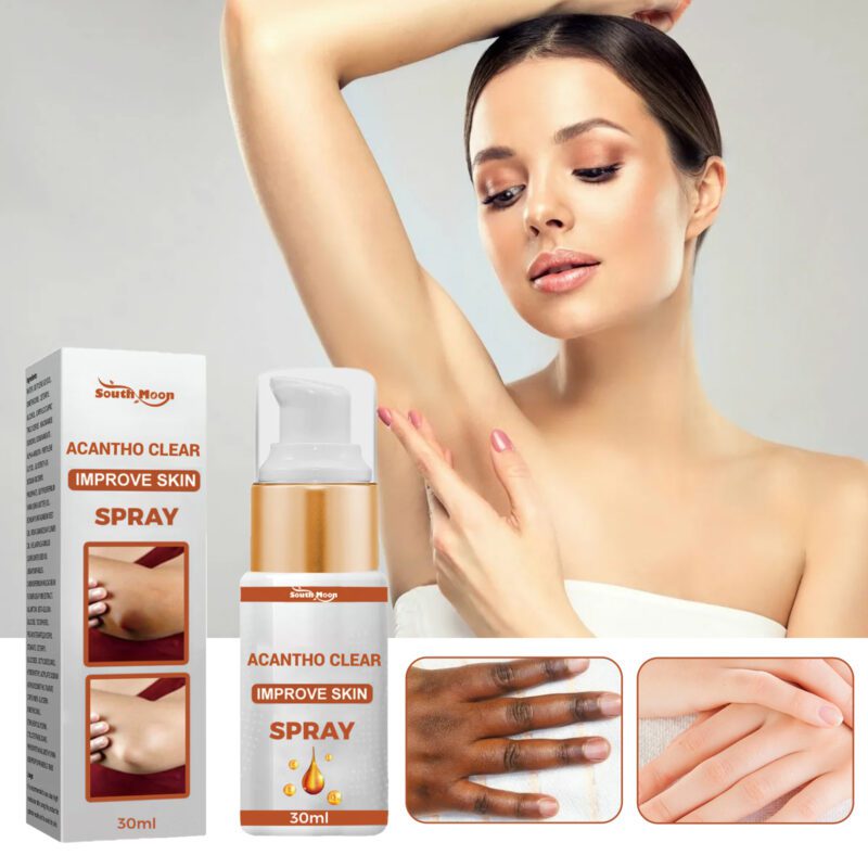 Gentle Skin Brightening Spray for Elbows, Knees & Body - Natural Daily Care
