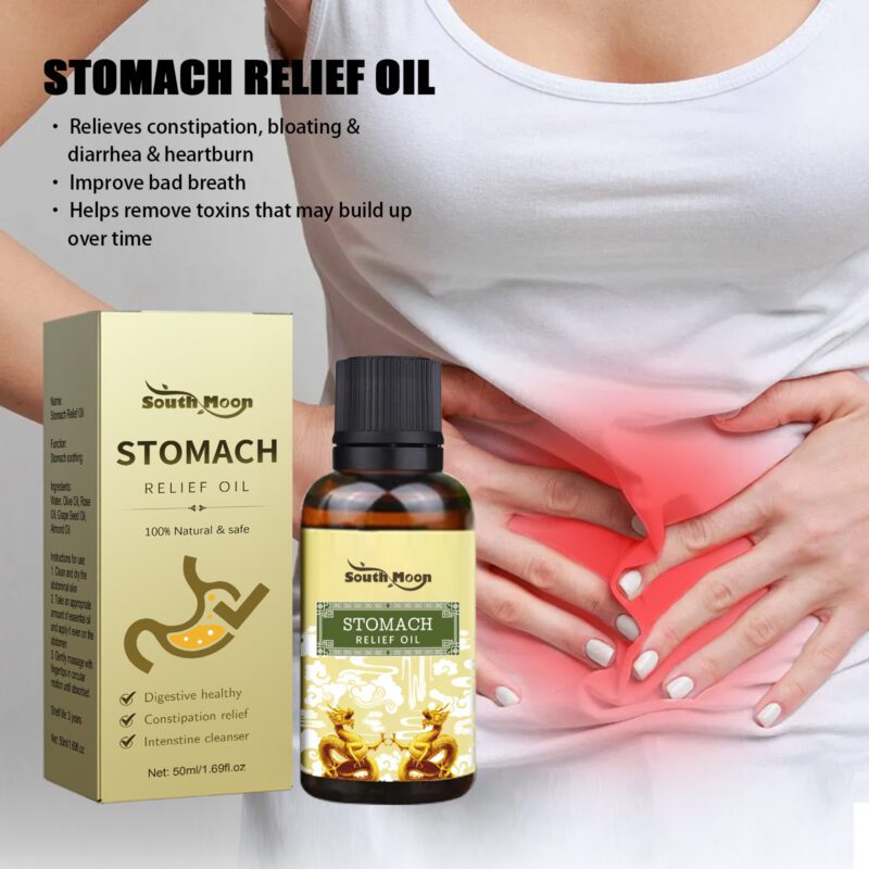 Gentle Stomach Care Oil - Natural Botanical Blend for Digestive Support & Massage
