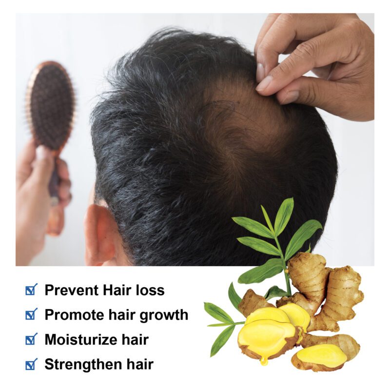 Ginger Conditioner – Natural Daily Care for Soft, Shiny Hair - Image 3
