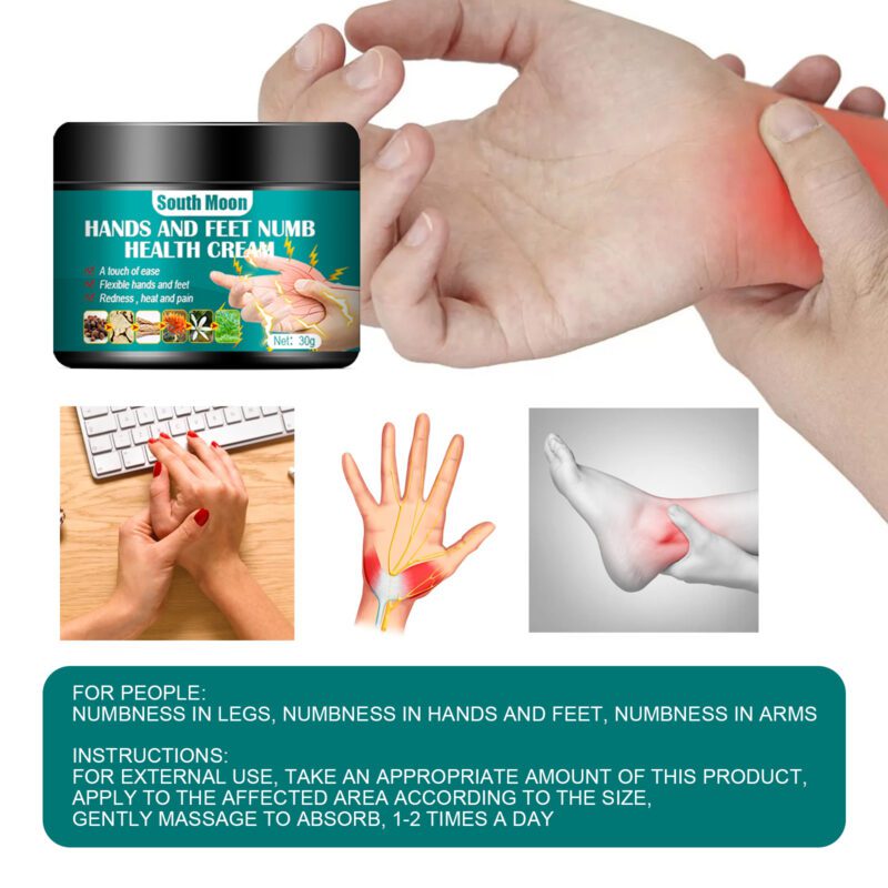 Hand & Foot Care Cream with White Water Lily & Wormwood - Gentle Daily Nourish & Soothe - Image 6