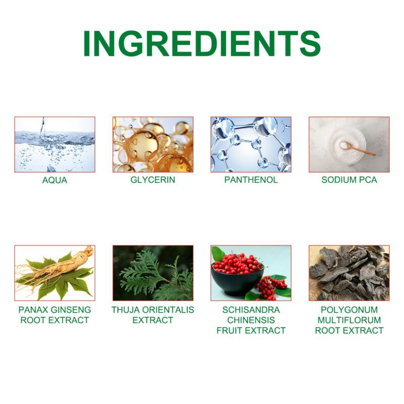Herbal Black Hair Conditioner with Polygonum Multiflorum Essence - Daily Natural Hair Care - Image 5