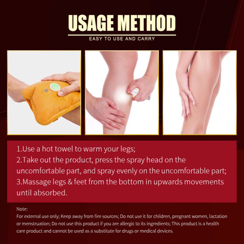 Leg Care Spray: Natural Plant Extracts for Daily Massage, Soothe & Nourish - Image 6