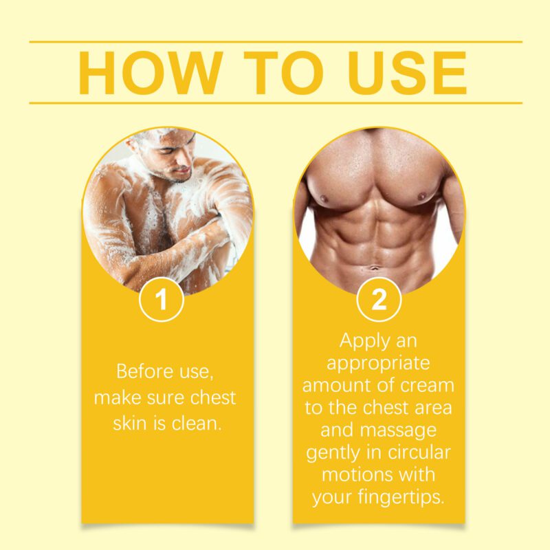 Men's Chest Cream with Bee Venom & Ginger | Daily Moisturizer for Skin Nourishment & Firmness - Image 6