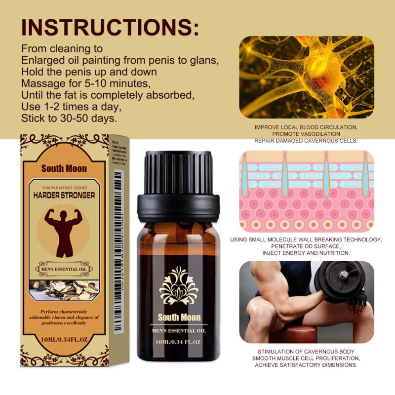 Men's Essential Oil with Jojoba & Ophiopogon for Daily Care - Image 6