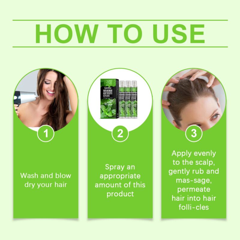 Mint Gentle Hair Spray - Daily Care with Natural Ingredients for Soft, Shiny Hair - Image 6