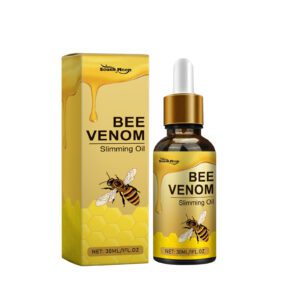 Natural Body Oil with Bee Venom & Coffee Extract - Nourishing for Smooth Skin