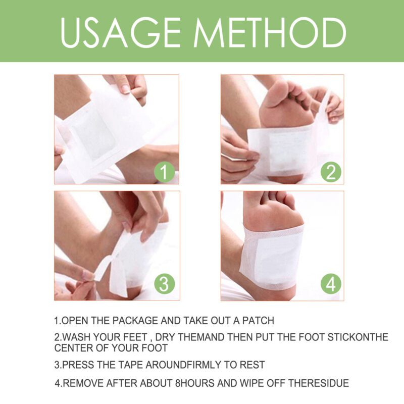 Natural Foot Care Patch, Bamboo Charcoal & Herbal Relaxation - Image 6