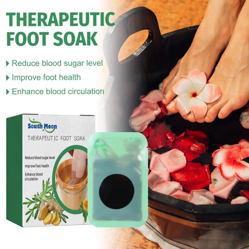 Natural Foot Soak with Wormwood & Safflower - Daily Care to Soothe & Refresh Feet - Image 2