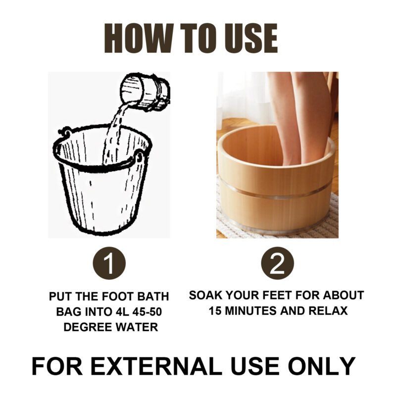 Natural Ginger, Mugwort & Ginseng Foot Soak - Daily Care for Soft Feet - Image 6