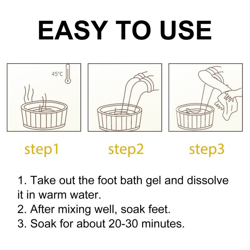Natural Foot Soaking Gel - Daily Herbal Care to Soothe & Soften Feet - Image 6