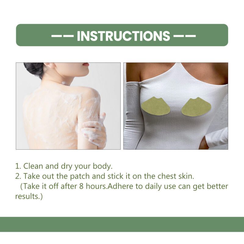 Natural Herbal Chest Care Patch with Mint & Mugwort - Daily Skin Nourishment - Image 6