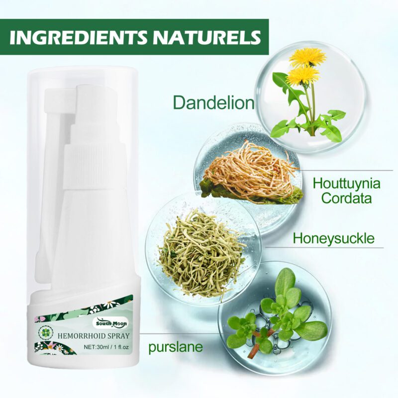 Natural Herbal Hemorrhoid Spray - Gentle Daily Care for Soothing Comfort - Image 5
