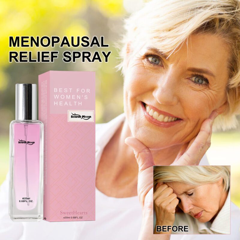 Natural Menopause Support Spray with Plant Extracts - Soothe Mood Swings, Daily Care