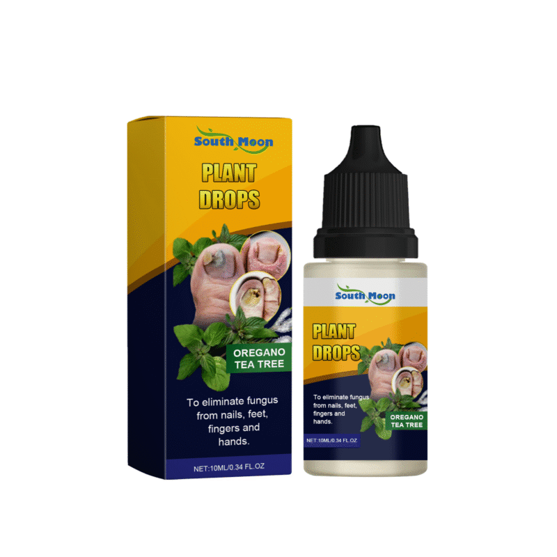 Natural Plant Drops - Gentle Daily Nail Care for Healthy, Shiny Nails