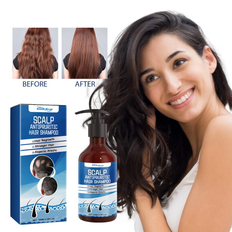 Natural Scalp Shampoo - Daily Care with Soothing Extracts for Moisturizing & Shiny Hair - Image 2
