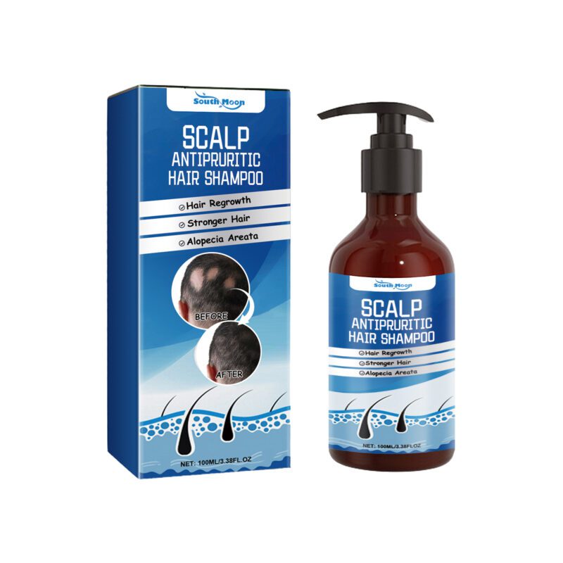 Natural Scalp Shampoo - Daily Care with Soothing Extracts for Moisturizing & Shiny Hair