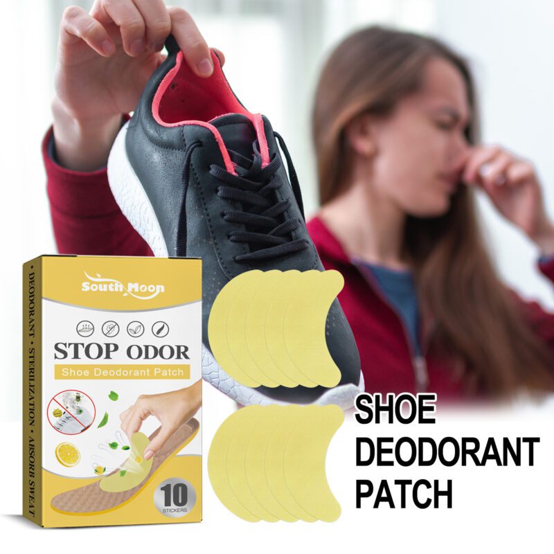 Natural Shoe Freshness Stickers - Lemon & Peppermint for All-Day Fresh Scent - Image 2