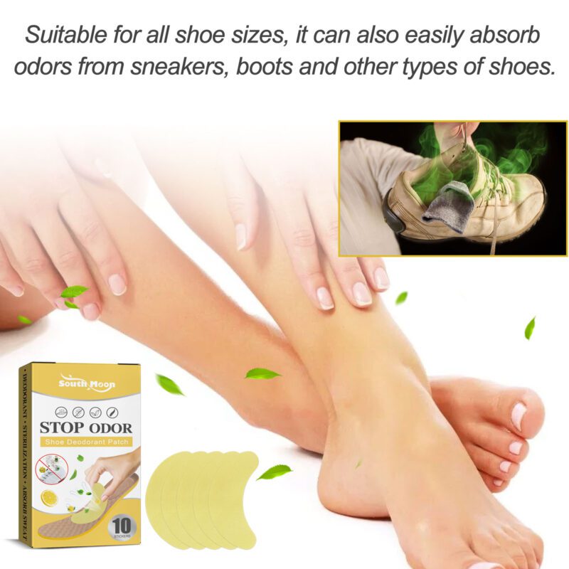 Natural Shoe Freshness Stickers - Lemon & Peppermint for All-Day Fresh Scent - Image 4