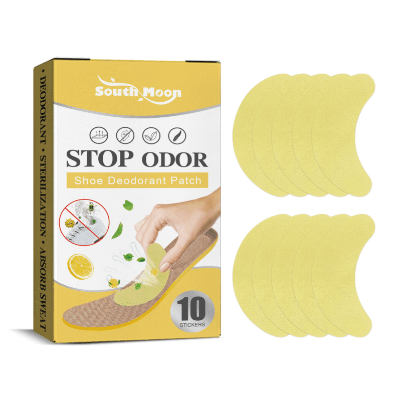Natural Shoe Freshness Stickers - Lemon & Peppermint for All-Day Fresh Scent