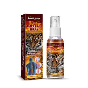 Natural Tiger Oil Spray - Soothe Muscles with Clove Peppermint Blend