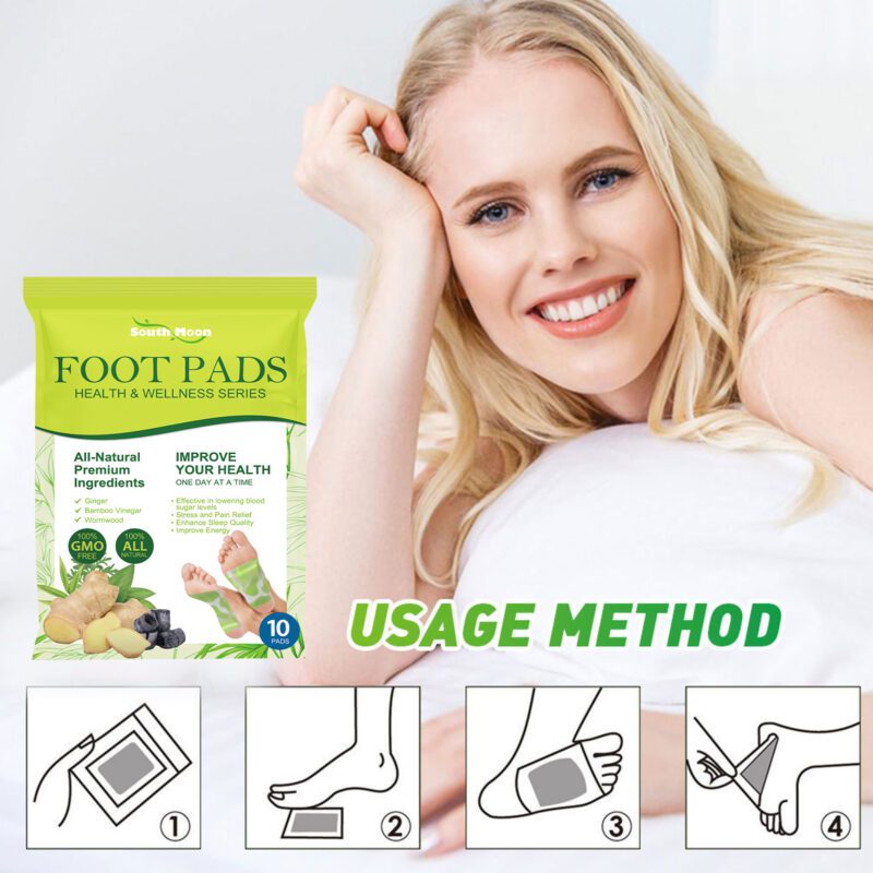 Soothing Ginger Foot Pads, Natural Daily Care for Relaxed Feet - Image 6