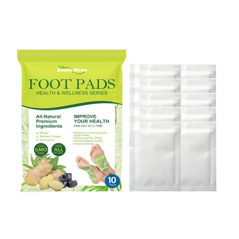 Soothing Ginger Foot Pads, Natural Daily Care for Relaxed Feet - Image 2