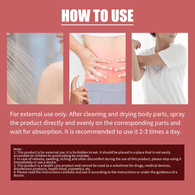 Lumbar Cold Gel Spray with Natural Extracts - Gentle Daily Muscle Comfort - Image 6