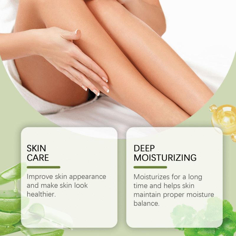 Natural Leg Cream - Daily Nourish with Centella & Vitamin E, Gentle Care for Soft Skin - Image 3