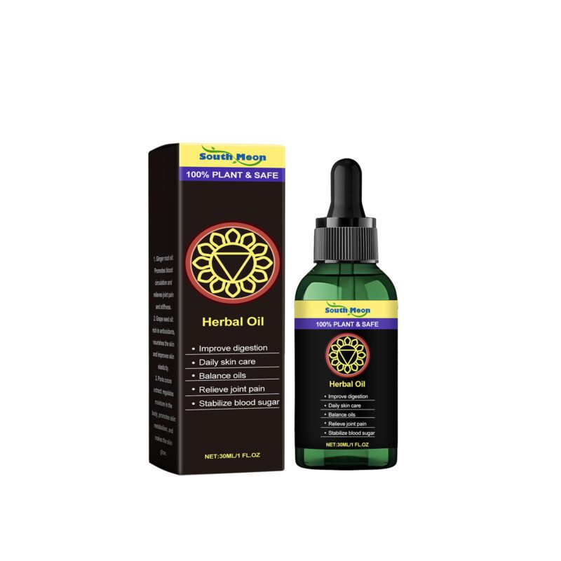 South Moon Herbal Massage Oil for Daily Nourishment and Soothing