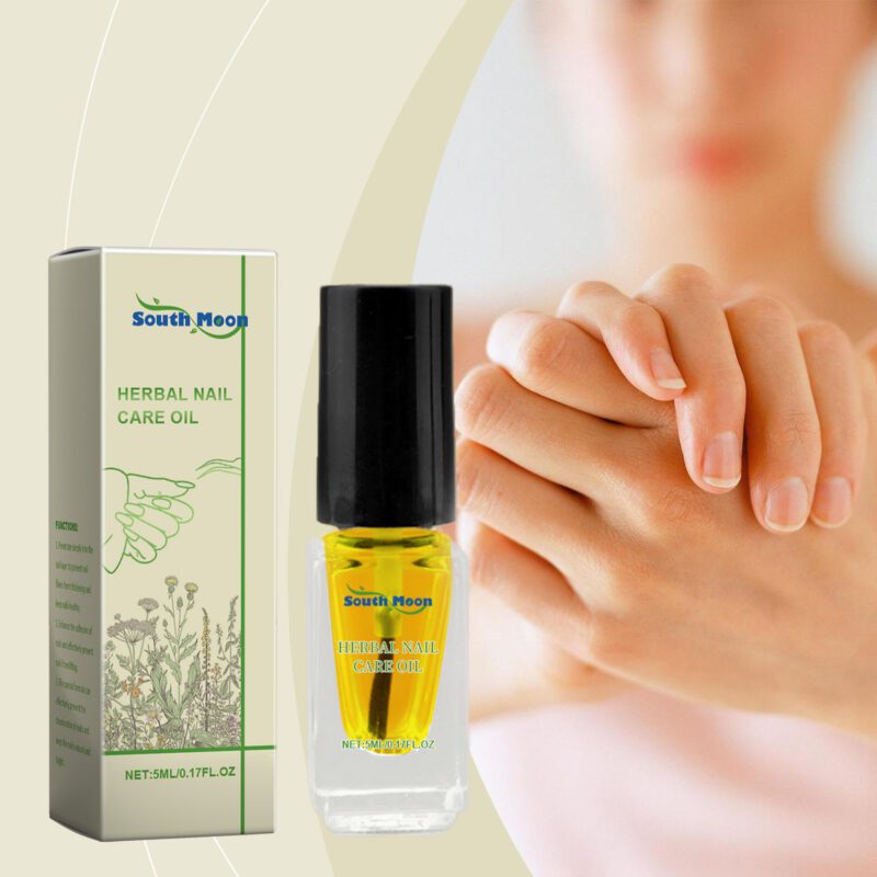 Gentle Herbal Nail Oil - Natural Cuticle Care for Shiny Nails - Image 2