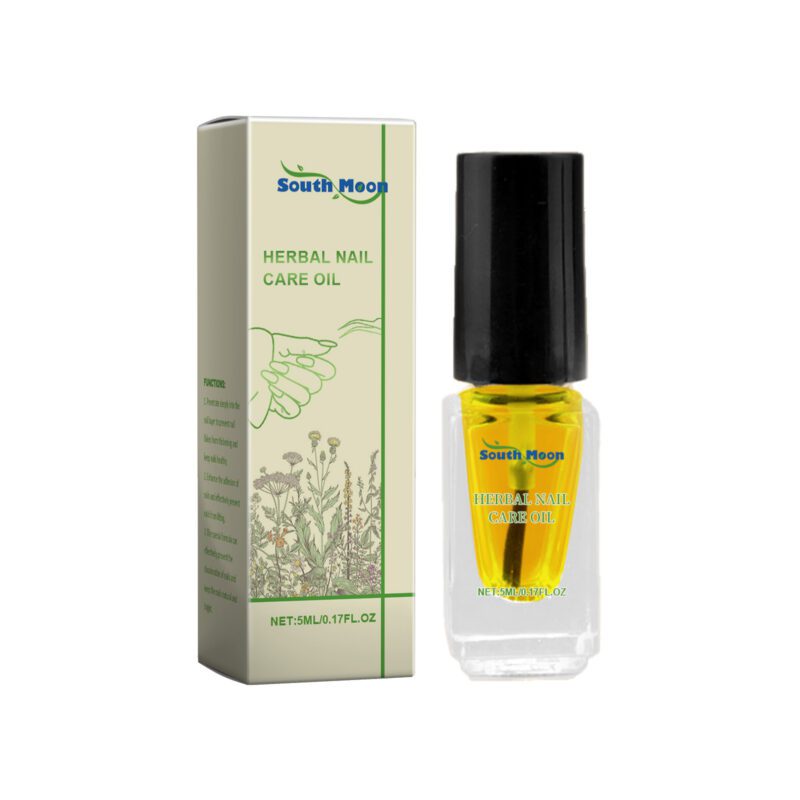 Gentle Herbal Nail Oil for Natural Cuticle Care and Shiny Nails