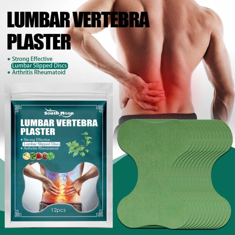 Lumbar Care Patch with Safflower and Wormwood for Daily Back Comfort