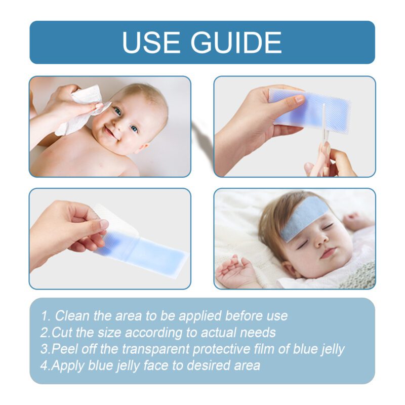 Hydrogel Cooling Patches with Mint & Borneol for Sensitive Skin Relief - Image 5