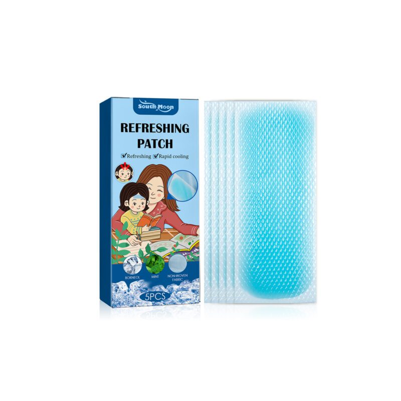 Hydrogel Cooling Patches with Mint and Borneol for Sensitive Skin Relief