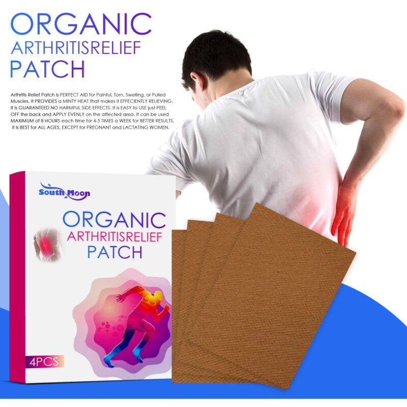 Organic Joint Care Patch - Natural Daily Comfort for Neck, Shoulder & Knee - Image 2