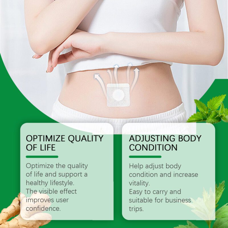 Belly Button Patch with Safflower & Ginger - Gentle Daily Skin Care - Image 4