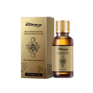 Natural Bee Venom Body Oil with Peppermint and Black Pepper for Supple Skin