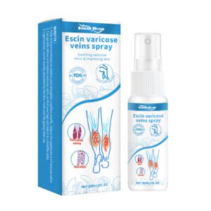 Natural Leg Care Spray with Vitamin C and Anthocyanin Complex for Daily Use