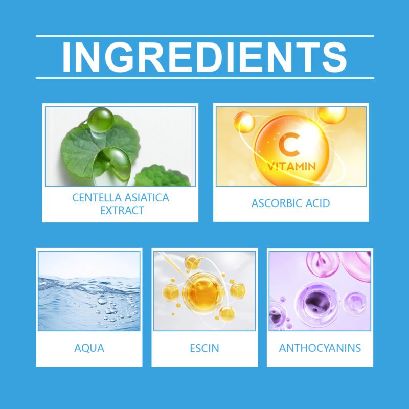 Natural Leg Care Spray | Vitamin C & Anthocyanin Complex for Daily Use - Image 5