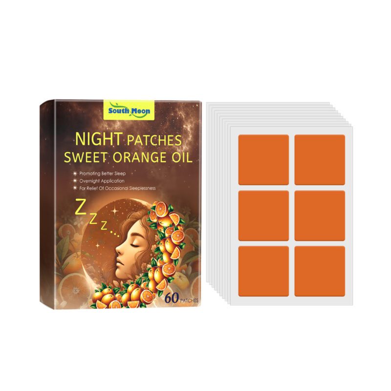 Soothing Orange Sleep Patch with Natural Scent for Cozy Nightly Care