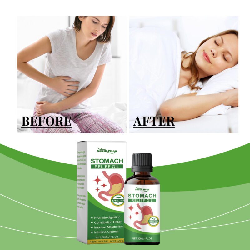 Natural Stomach Care Oil with Grapeseed and Almond Oils - Daily Nourishment - Image 2