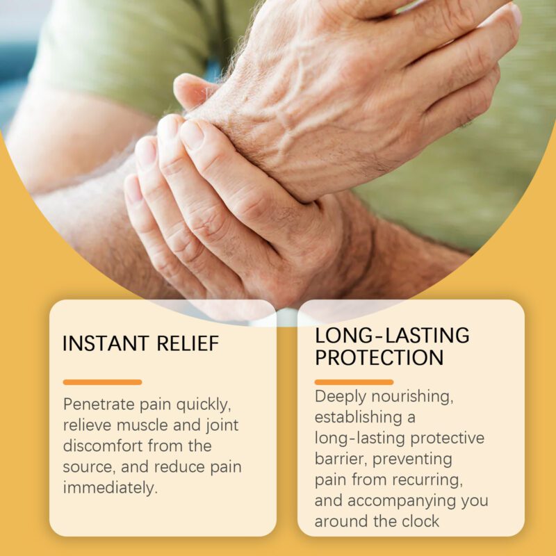Soothing Muscle Care Cream - Natural Turmeric & Ginseng Daily Relief for Neck, Shoulder, Wrist, Leg - Image 4