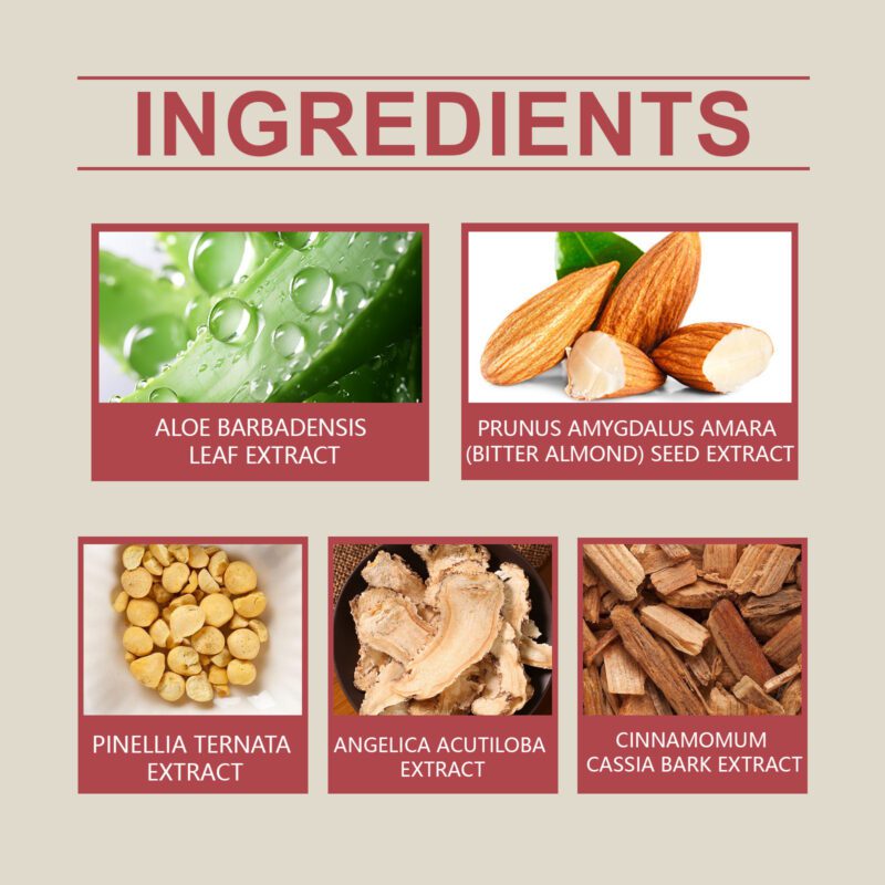 Gentle Herbal Cough Patch Natural Soothing Aloe Cinnamon Blend - Image 5