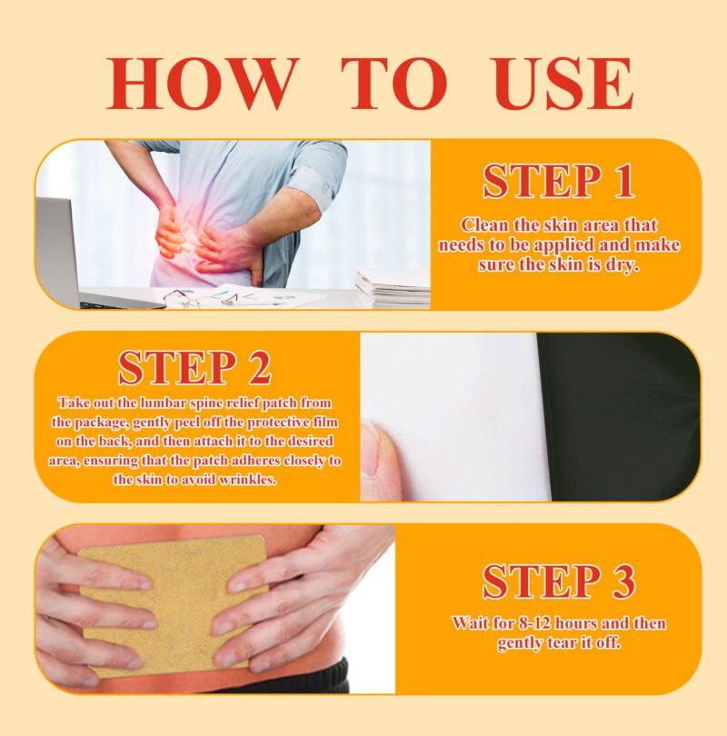 Lumbar Care Patch with Peppermint & Angelica - Soothe Daily Tension, Natural Comfort - Image 8