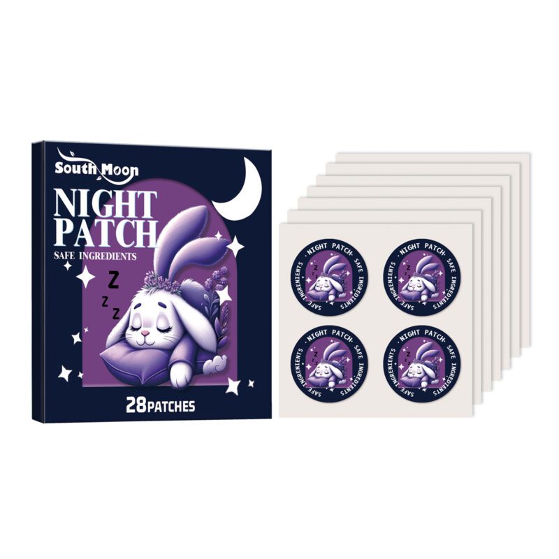 Plant Cartoon Sleep Patch for Gentle Daily Care for Calm Nights and Natural Relaxation