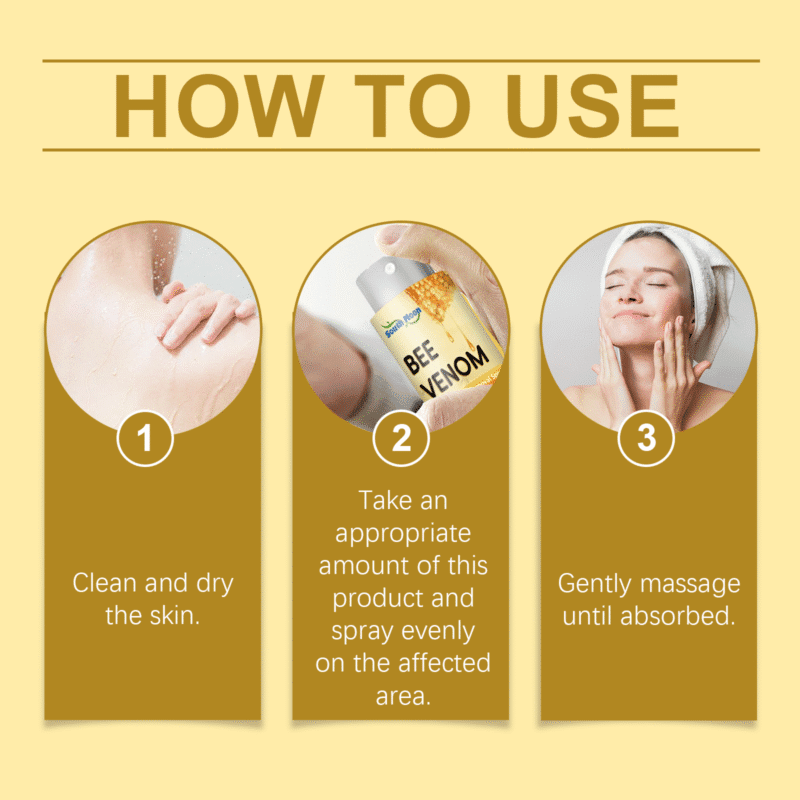 Natural Bee Venom Skin Care Spray - Gentle Daily Care for Soothed, Smooth Skin - Image 6