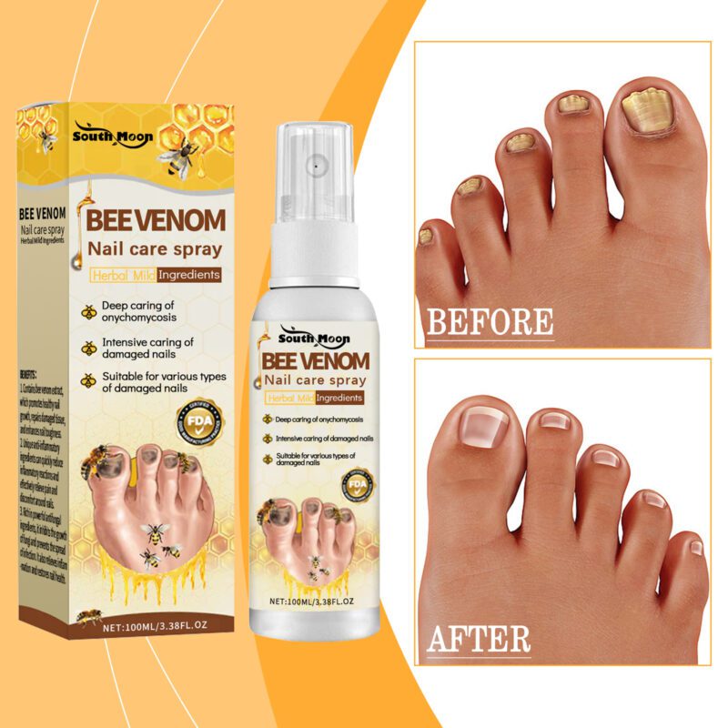 Daily Nail Care Spray with Matrine & Rehmannia Extracts for Soft Shiny Nails - Image 2