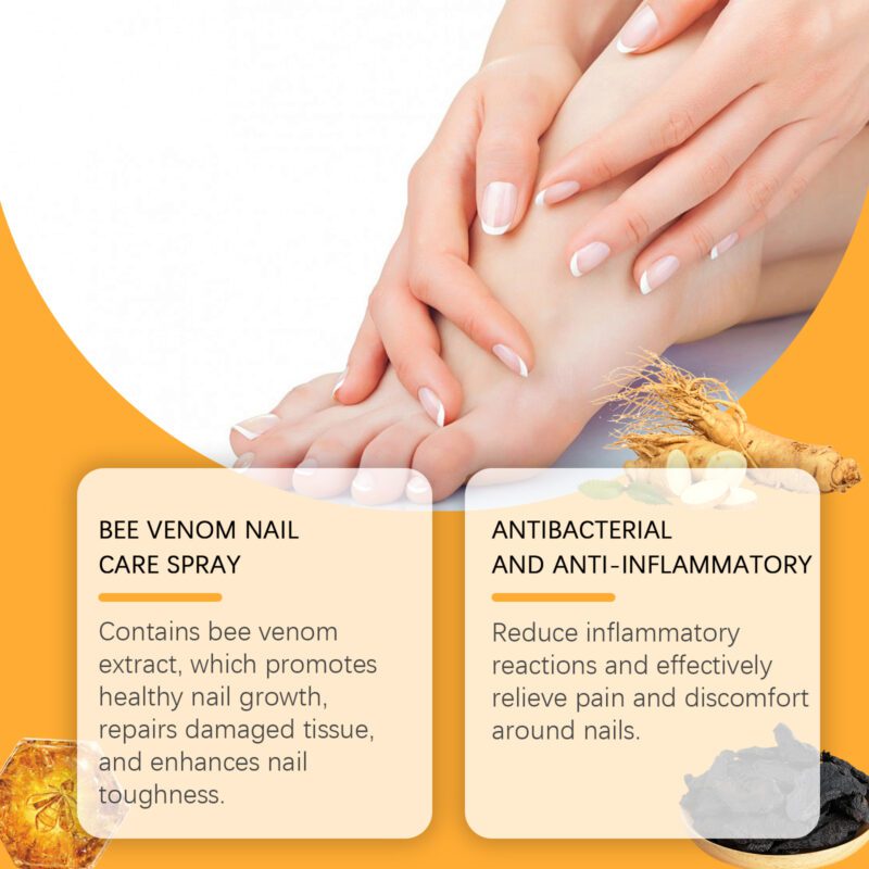 Daily Nail Care Spray with Matrine & Rehmannia Extracts for Soft Shiny Nails - Image 4