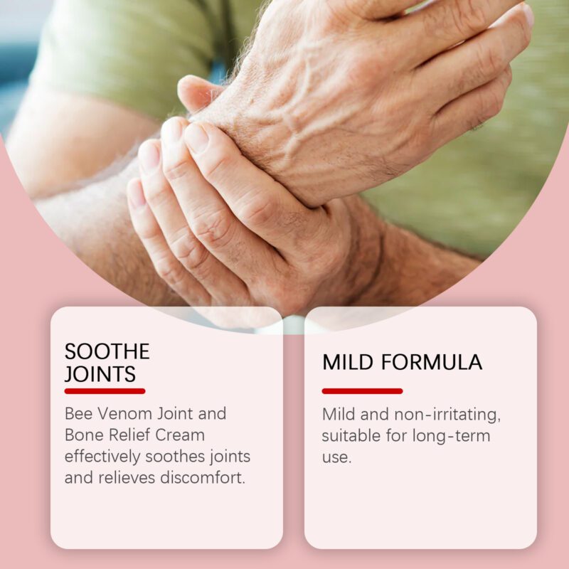 Bee Venom Soothing Body Cream - Natural Daily Care for Joints & Muscles - Image 3