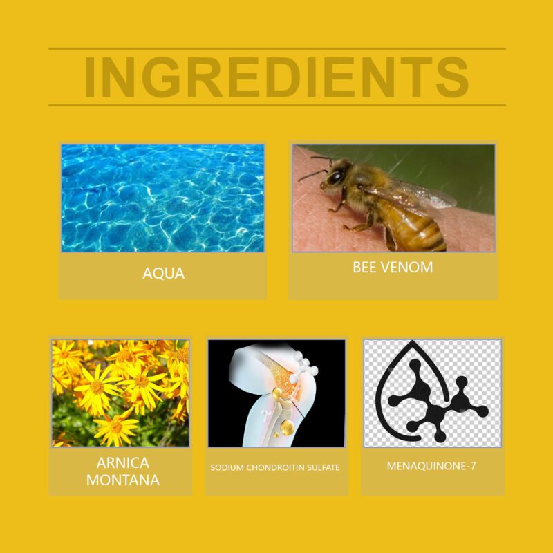 Bee Venom & Arnica Joint Muscle Cream - Natural Soothing Relief - Image 5